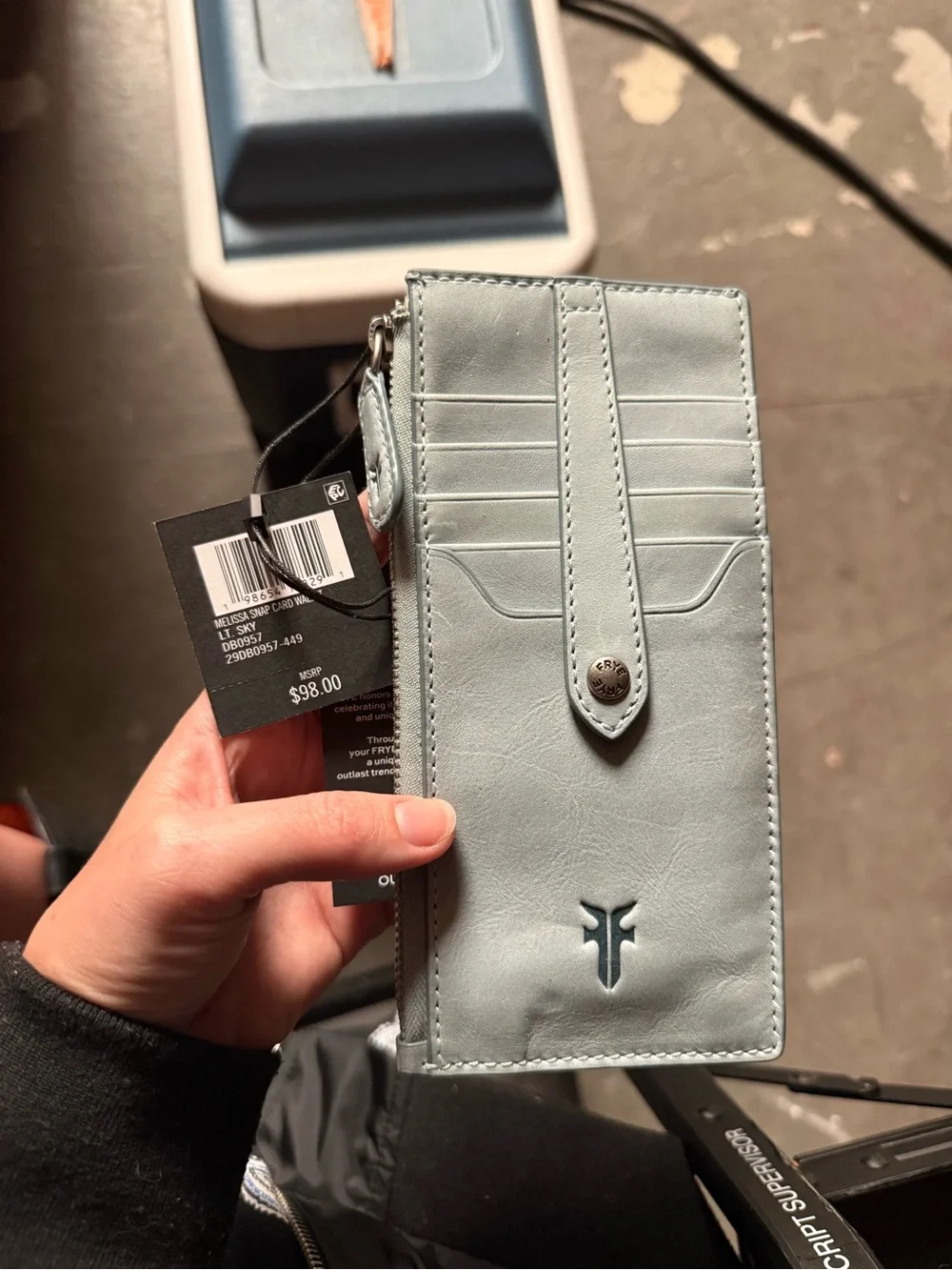 Frye Melissa snap card wallet